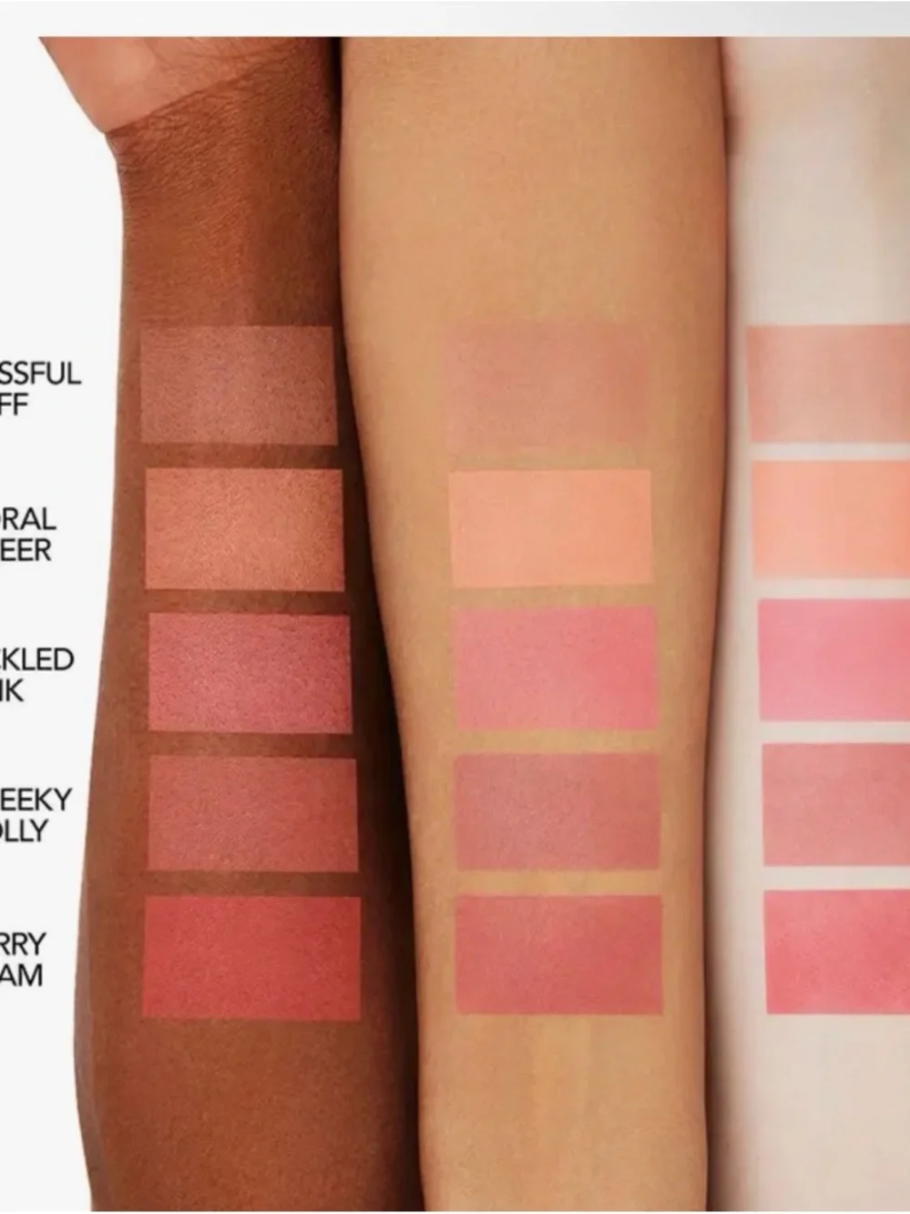 Buxom creamy blush
